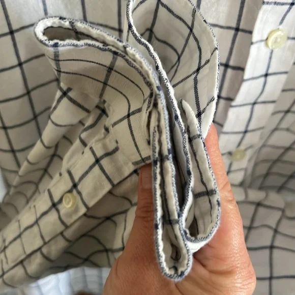 Banana Republic white and blue XL - Picture 5 of 12